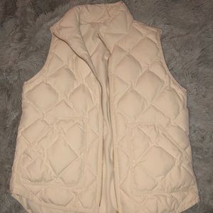 Jcrew cream excursion vest
